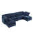 Polyester bleu foncé est en rupture de stock