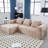 Modular Sectional Sofa, L-Shaped Sofa With Small Side Pockets-1780473960