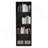 Bookcase With 4-Shelf Modern Display Unit For Books And Decor -Black -Office-1798552446