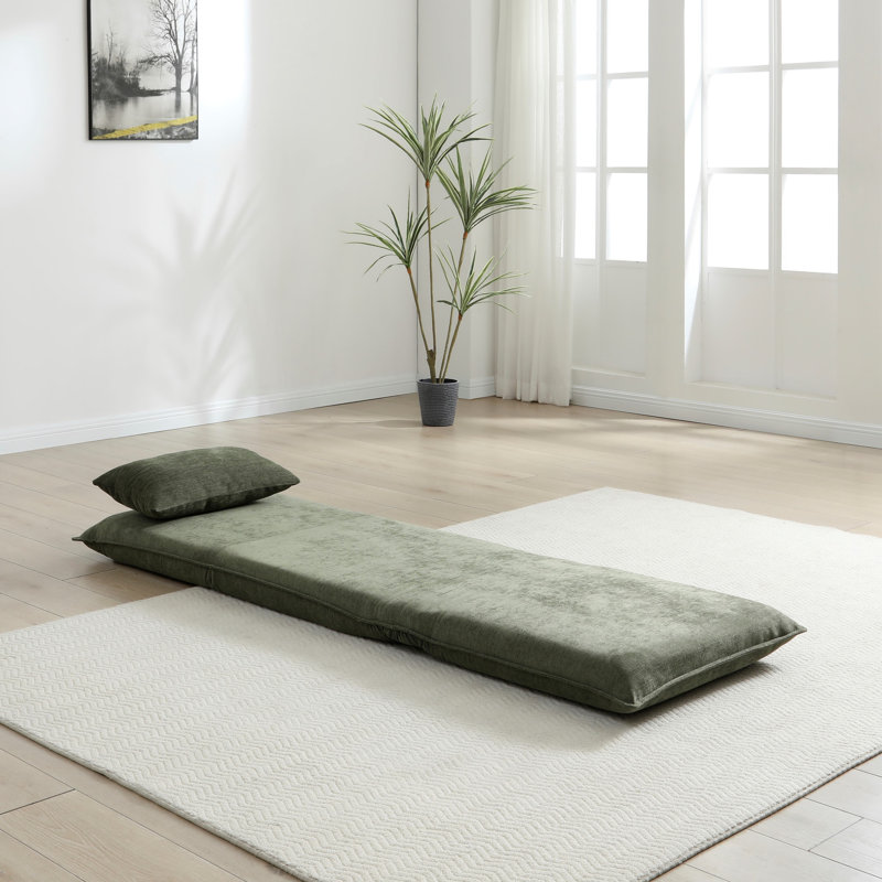 Chloe Single Sofa Bed Olive