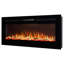 Orlando Adam Black Electric Fireplace Insert-112545247