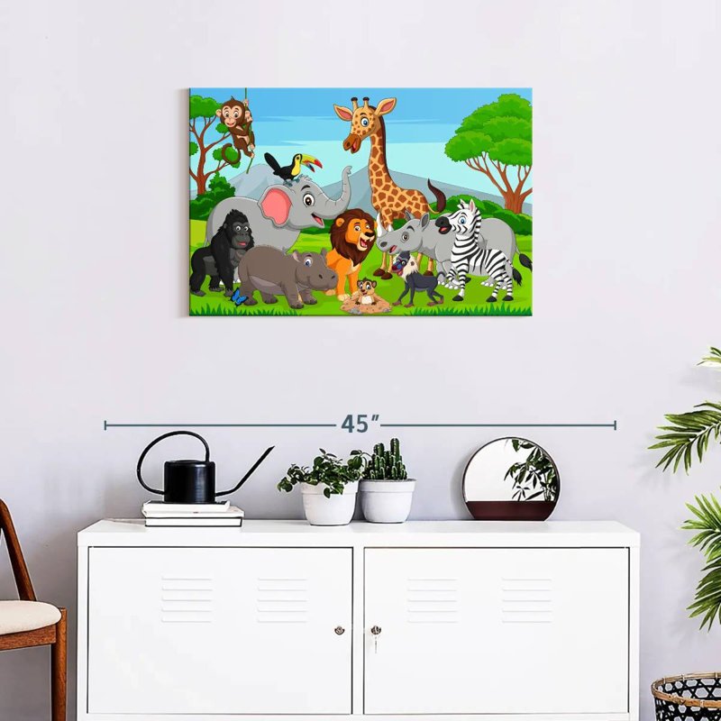 Caricature d'Ashelle pour enfants, H 20 po x l 30 po