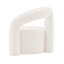 Fauteuil demi-tonneau blanc Darian-1345734305