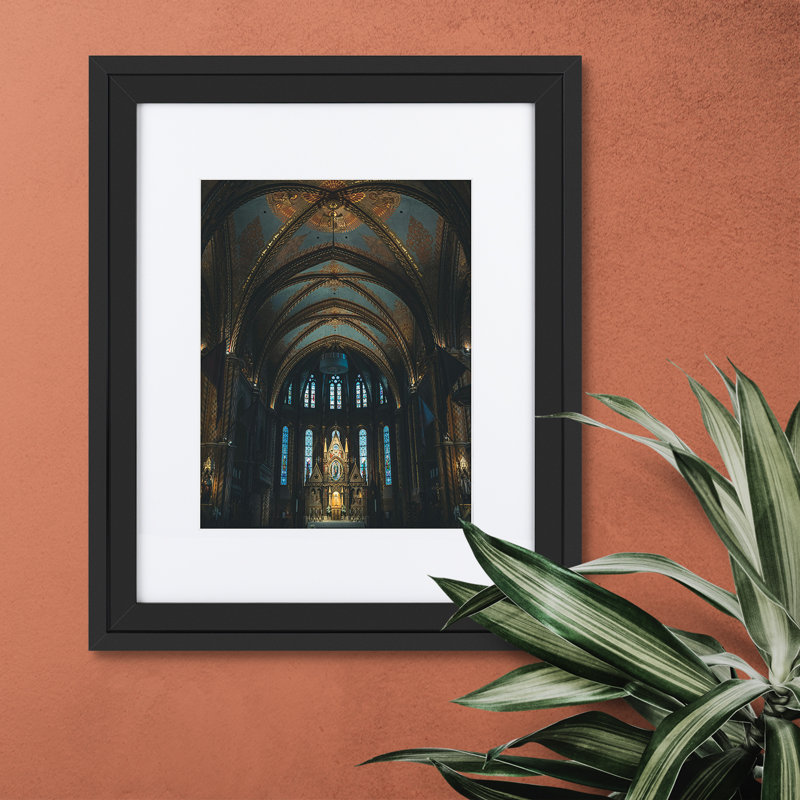 Grand cadre photo en bois, L 16 po x H 20 po, Noir