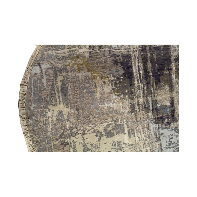 Hand Knotted Abstract Area Rug