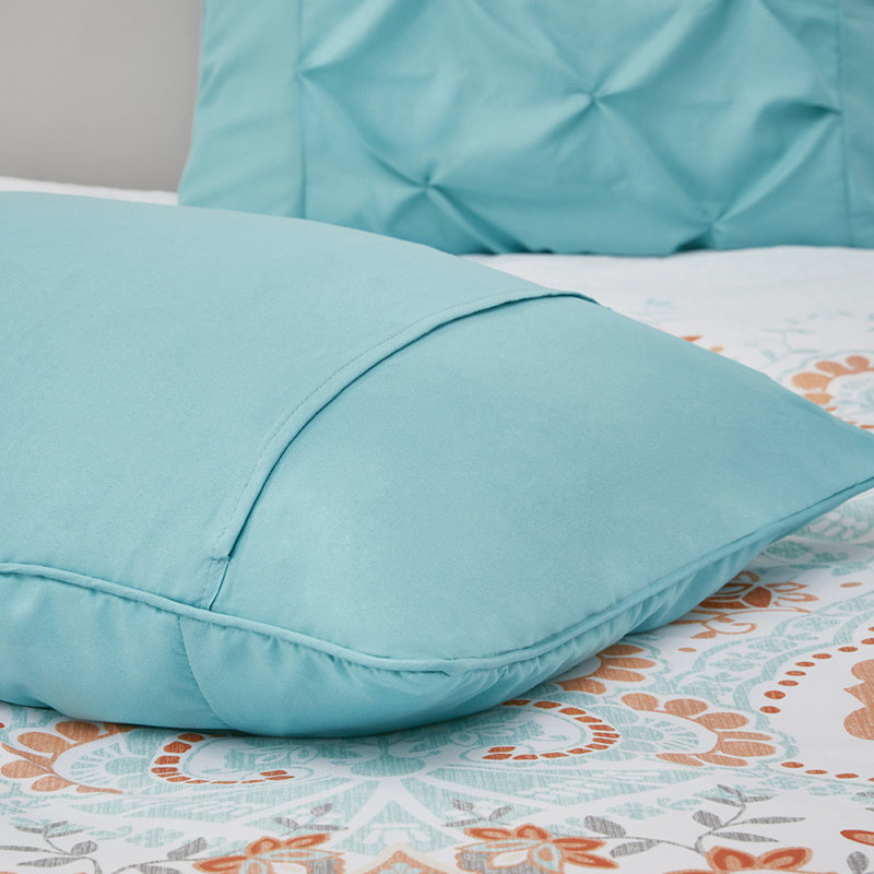 Literie simple avec édredon et drap - Ensemble de draps attrayants, Édredon lit simple + 6 pièces incluses