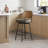 Avriel Modern Swivel and Metal Upholstered Stool-35370856-51947418-35583483