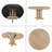 Farmhouse Dining Table Extendable Round Table For Kitchen, Dining Room-634756783