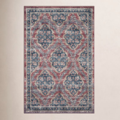 Rifle Paper Co. x Loloi Red Floral Rug