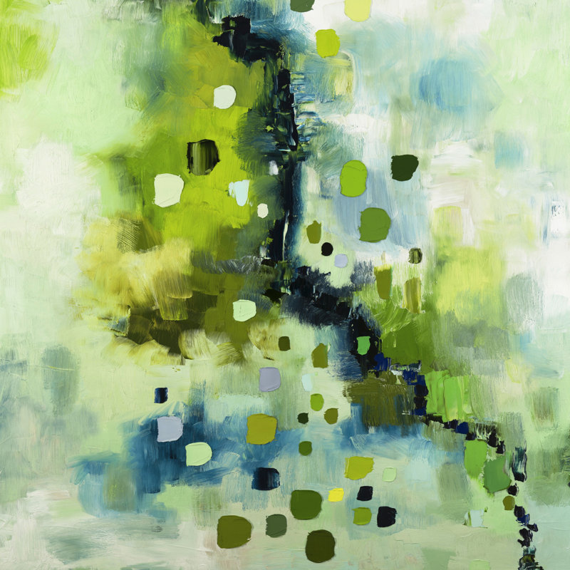 " Cold Creek Single " by Eli Halpin Painting Print, 48" H x 48" W