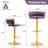 Christal Swivel Upholstered Adjustable Height Counter Stool-93480938-90489182