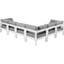 Canapé modulaire d'extérieur faisant face à la droite de 120 po avec coussins Levester-61209901-61209902