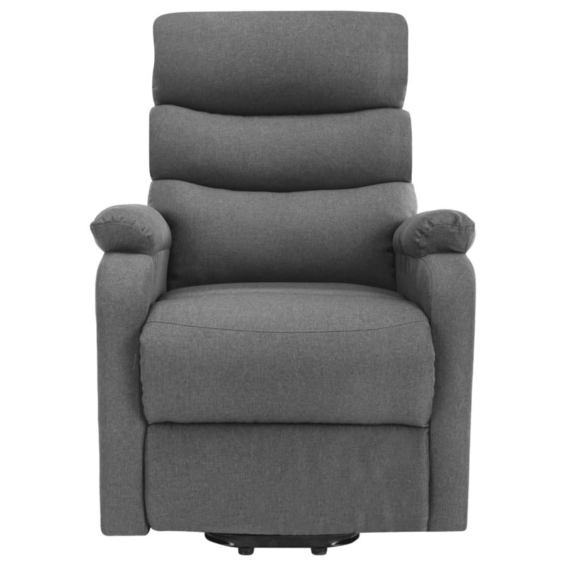 Fauteuil inclinable électrique Power Lift pour cinéma maison, Mélange de coton gris clair