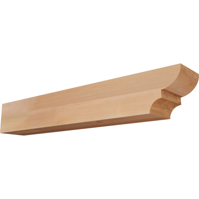 Queue de chevron lisse Ridgewood, Cèdre rouge, H 6 po x l 36 po x P 5,5 po