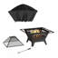 Square Steel Wood Burning Smokeless Fire Pit