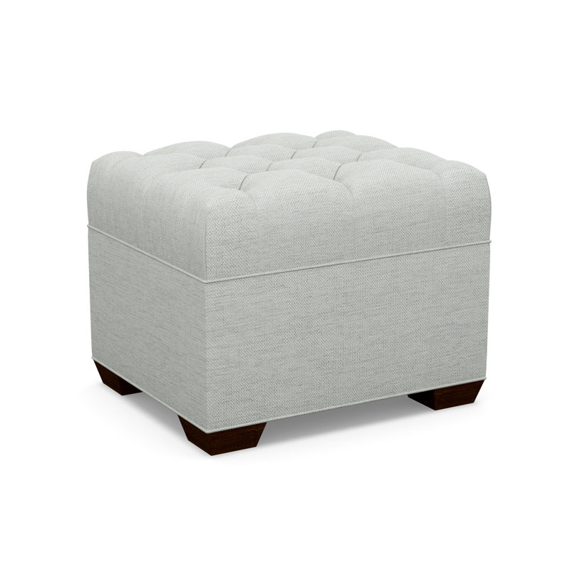 Tufted Ottoman, 8938-45, Walnut