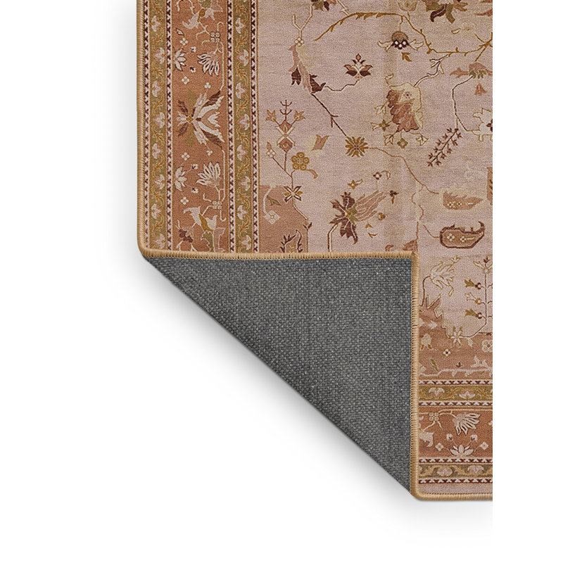 Tapis oriental brun brun, Rectangle 5 pi x 7 pi