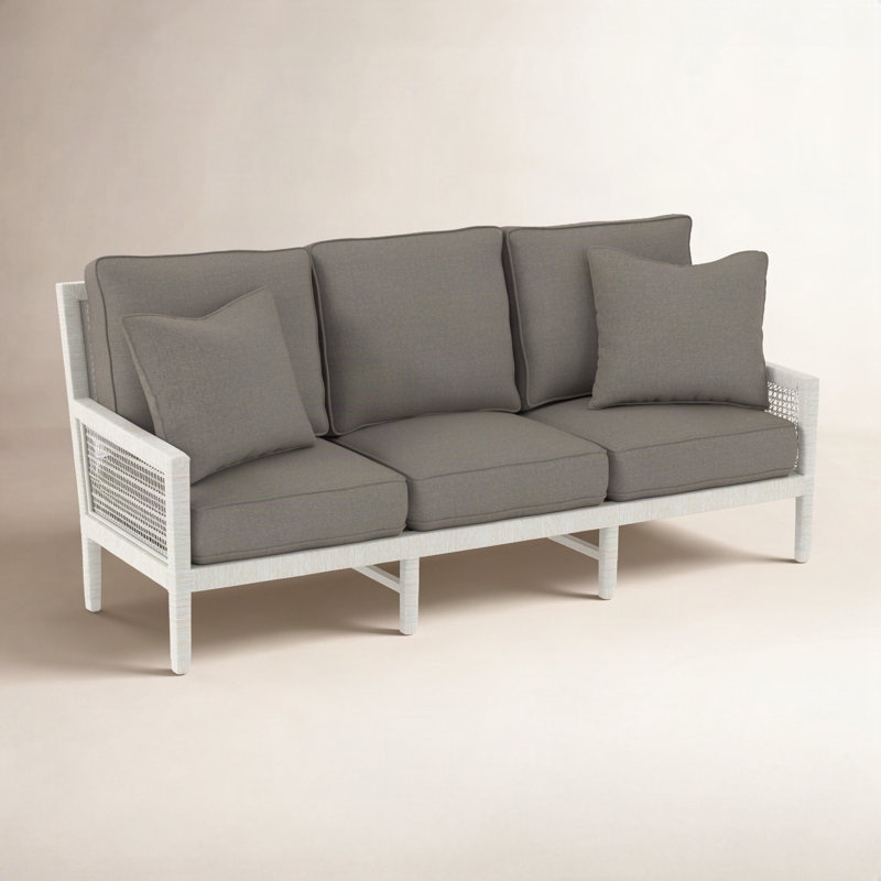 Harper 76'' Sofa, Gray Sugar Performance; 0863-84, Sea Mist