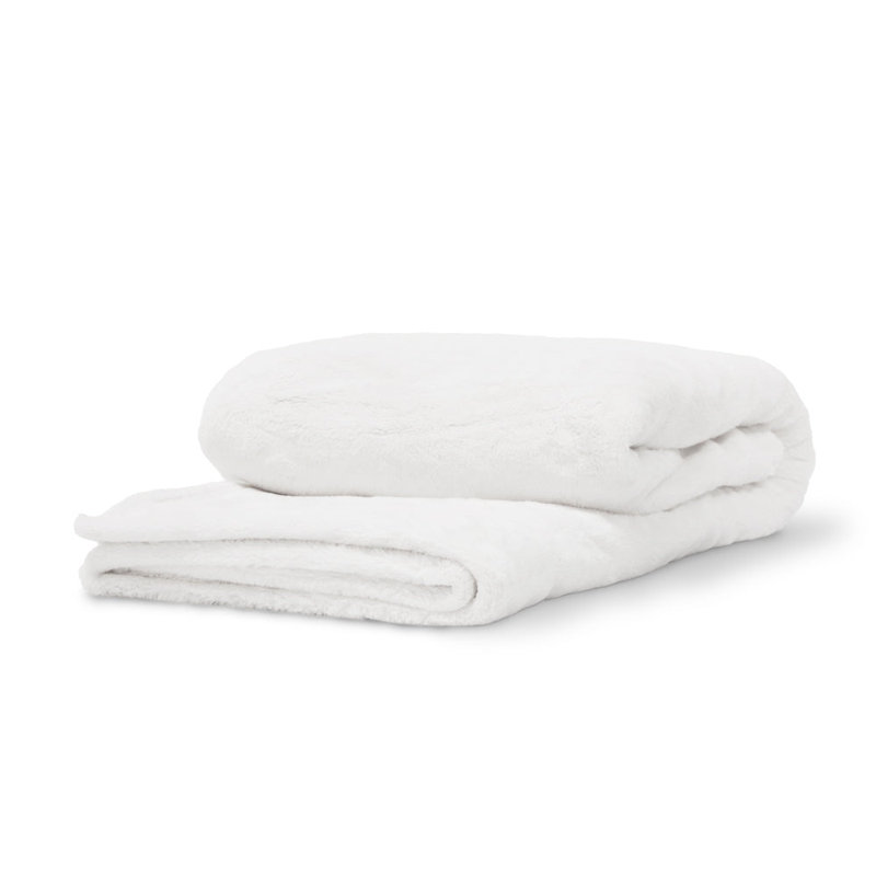Couverture nuage, L 108 po x l 96 po, Blanc
