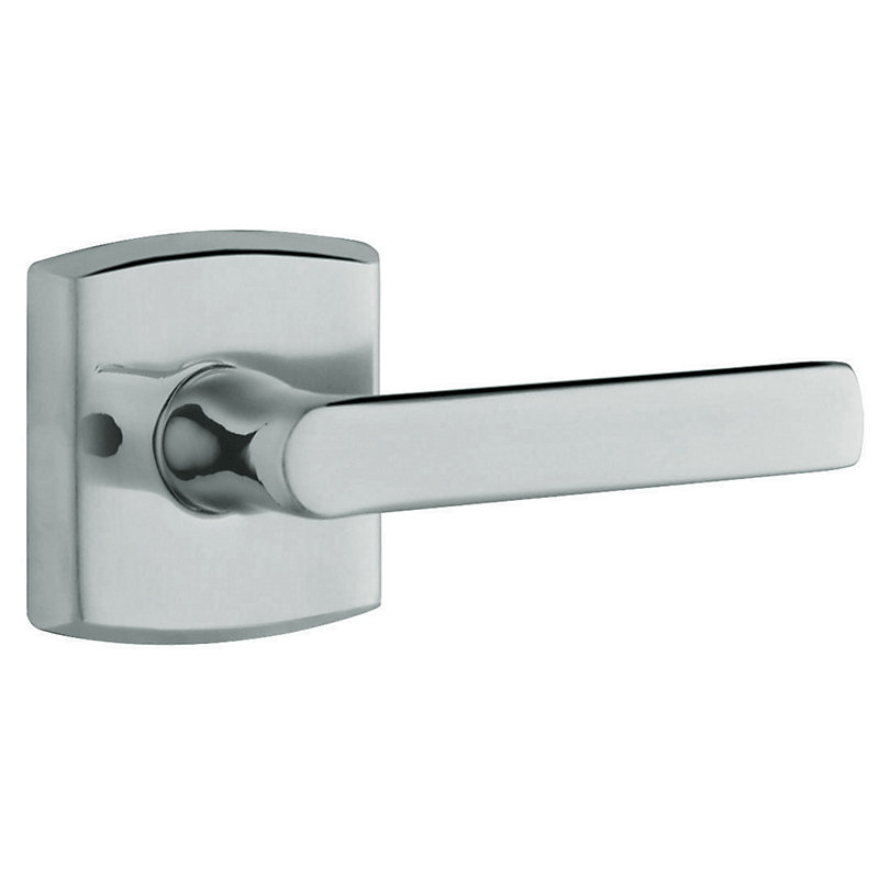 5485V Soho Single Dummy Door Lever with R026 Rose, Polished Chrome, Right