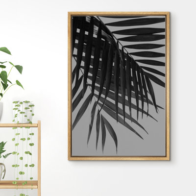 Palm Leaves Intersecting - Photographie flottante sur toile