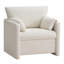 Fauteuil d'appoint surdimensionné en chenille 32,7 po-802451602