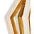 Riviere 6 - Light Natural/Contemporary Gold Leaf LED Pendant