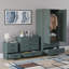 Maybery 3 Piece Bedroom Set (3 Drawer Bedside Chest, 4 Drawer Chest, 2 Door 2 Drawer Wardrobe), (4)-1642035742