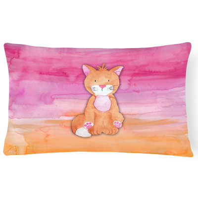  Coussin lombaire aquarelle chat