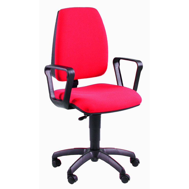 Costanza Acrylic Office Chair, Red