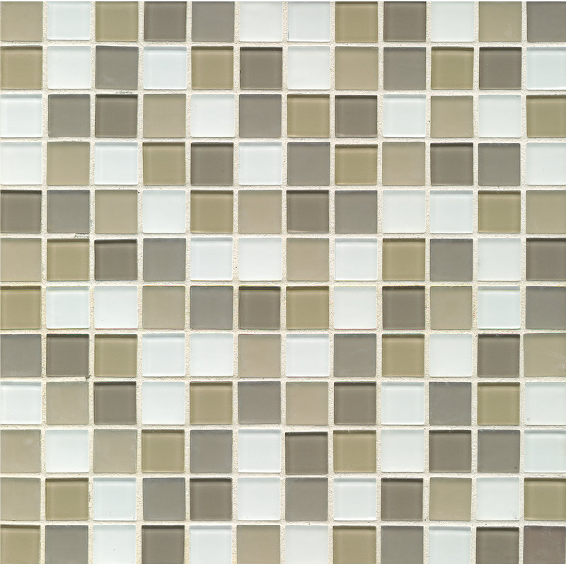 Shoreline 1" x 1" Glass Grid Mosaic Wall & Floor Tile, Newport Coast