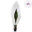 Vidaxl Frost Protection Plant Fleece Covers 5 Pcs White 1.55 X 1.55 M-121122481-121122464