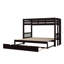 Lit simple avec lit gigogne coulissant-102463241