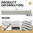 4PC x  106"L x 12.6"W  Acoustic Slat Wall Panels, 3D Faux Stone Soundproof & Waterproof Decorative Panels, (Set of 4/37.1 sq. ft.)-White-119401750