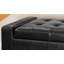 Banc de rangement capitonné en similicuir avec accoudoirs, entrée ou siège de chambre à coucher-147128237