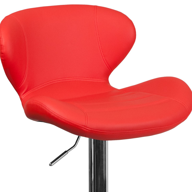 Tabouret de bar Oakgrove, rouge