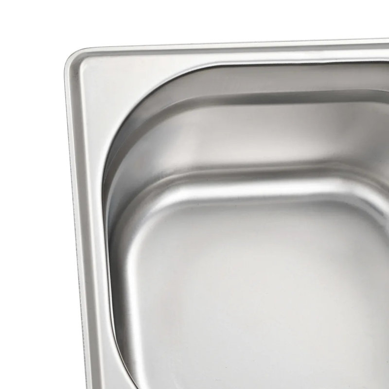 Stainless Steel Pan, 10cm H x 17.6cm W x 16.2cm D