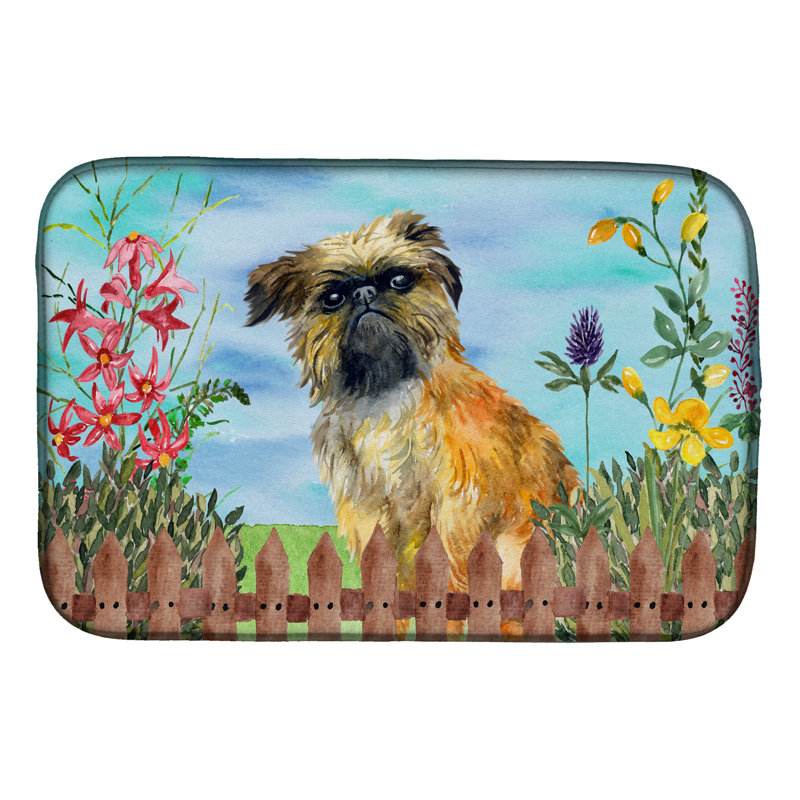 Tapis de séchage à ressort griffon bruxellois bruxelles