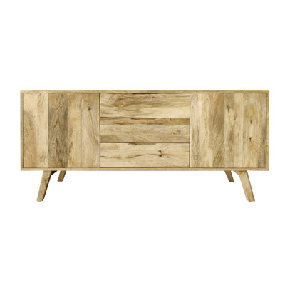 Crowell 140cm Solid Wood Sideboard