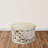 Hadlei Coffee Table Handcrafted Mango Wood Floral Carved Cut Out Design Distressed White Finish 33 Inch