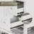 Sharee 36" Single Bathroom Vanity Set with Sink Top, 2-door Cabinet And 2 Drawers, Hand Paint-1663047337