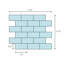 Metro 1" x 2" Porcelain Mosaic Tile