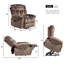 Emme 95 cm Wide Velvet Lift Assist Recliner with Massager and Heated Cushion-270568369