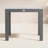 Bisharah Square Metal Outdoor Dining Table With Umbrella Hole , 35.5'' in. W 35.5'' in. D-868263927