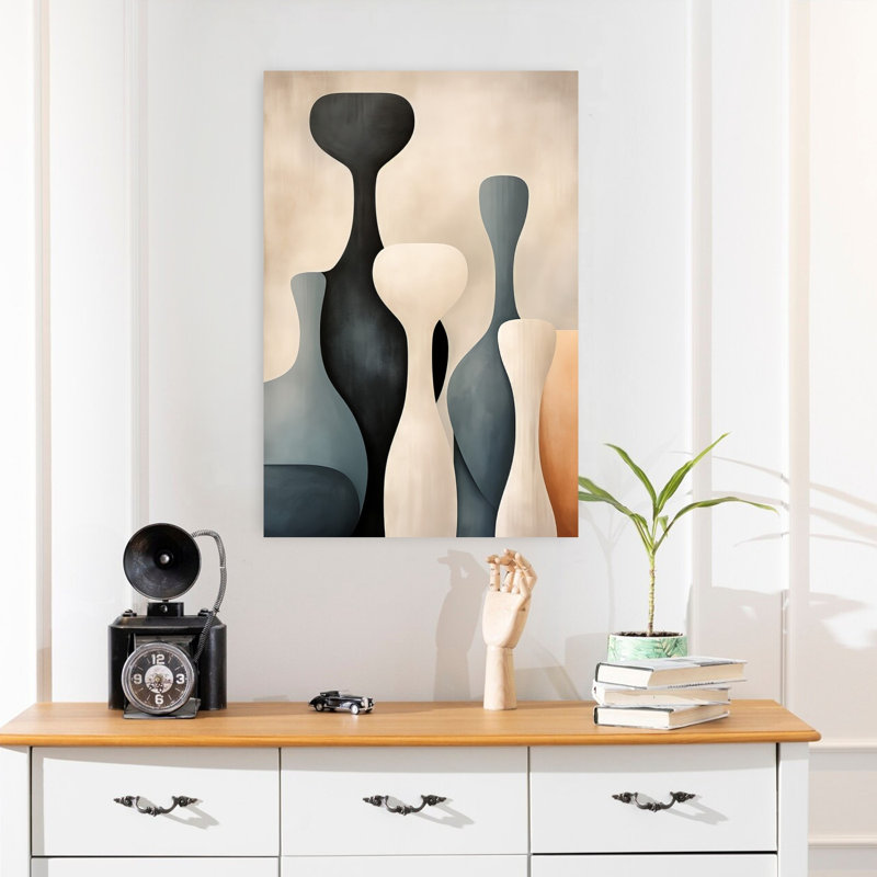 Art contemporain, art contemporain abstrait, H 24 po x l 16 po