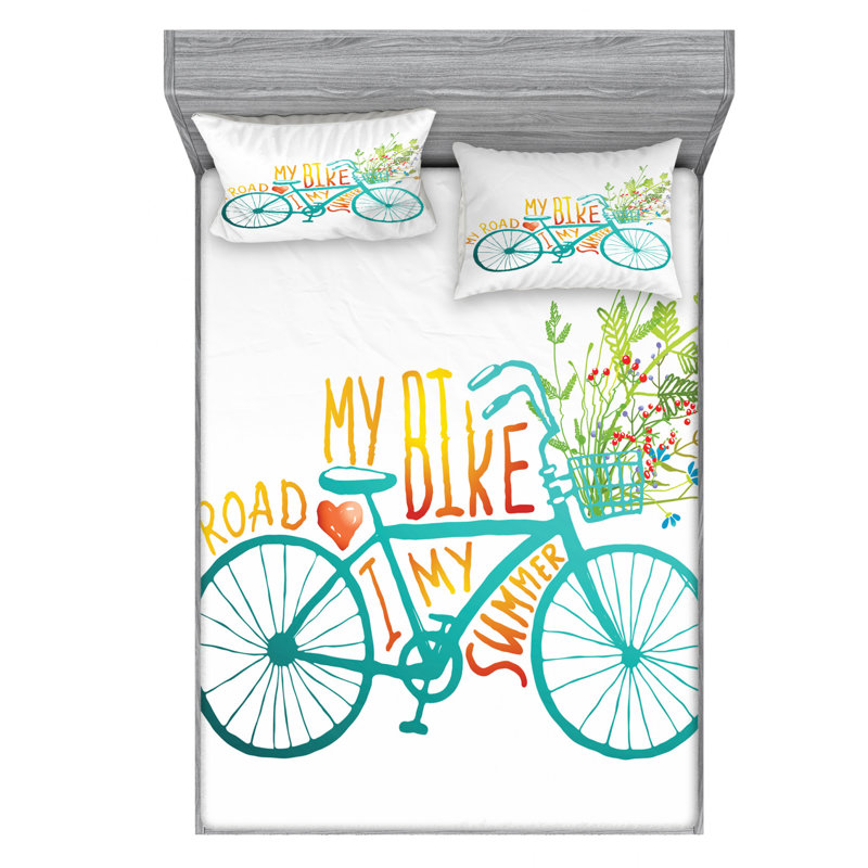 Microfiber Sheet Set, Full Sheet Set with Fitted Sheet