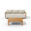 Ensemble de conversation d'extérieur 2 pièces avec coussin-127790328