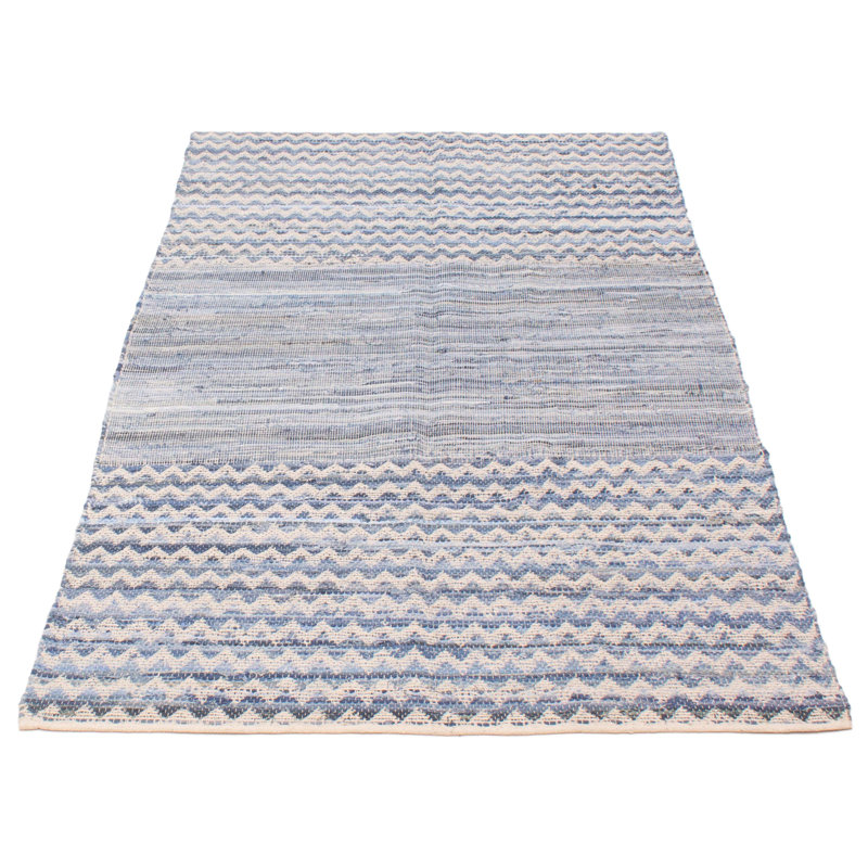Tapis unique bleu 5 pi 0 po x 8 pi 2 po Sienna