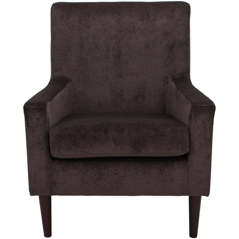 Donham Upholstered Accent Chair, Godiva Brown