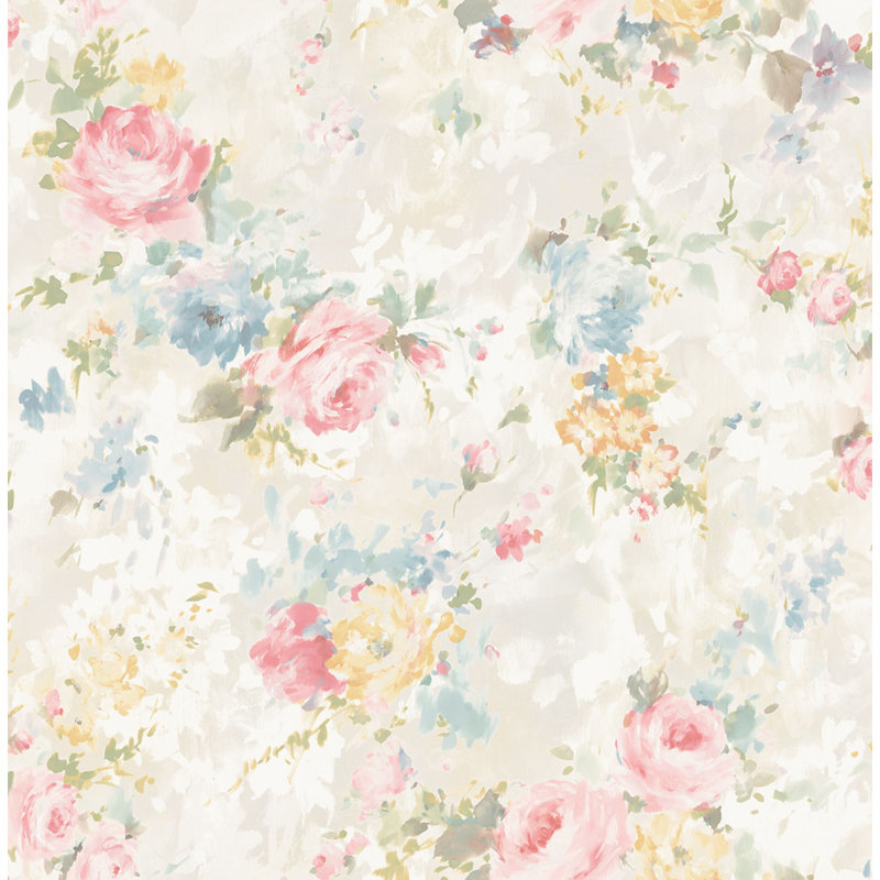 Antanesha Peel & Stick, Beige / jaune / bleu